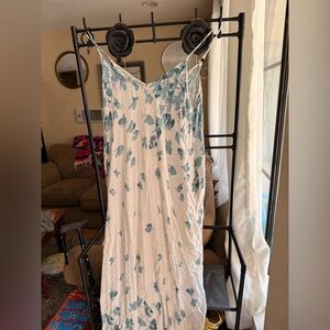 Lovestitch White and Blue Floral Dress